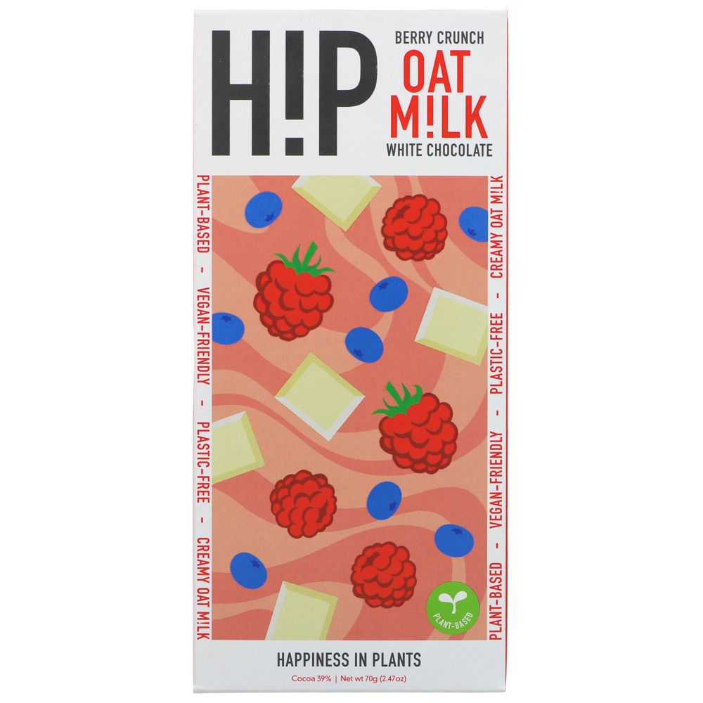 H!P Oat Milk Chocolate Bar – Creamy, Dreamy, Dairy-Free