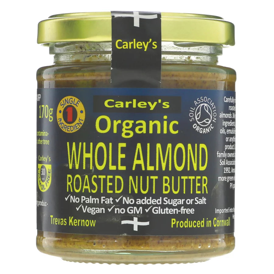 Carleys Organic Almond Butter 170g