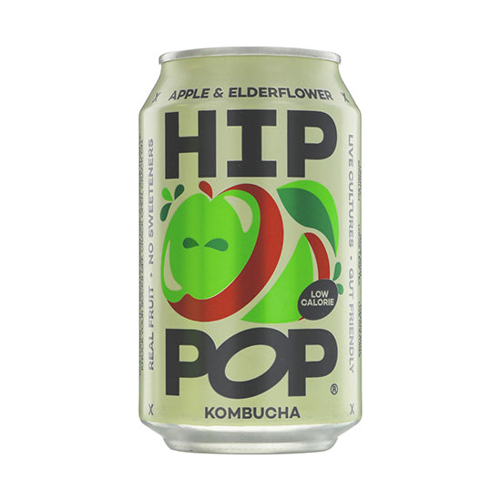 Hip Pop Kombucha Apple Elderflower 330ml