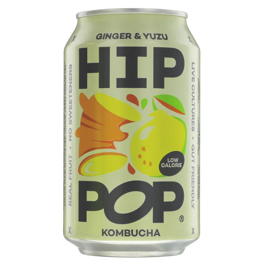 Hip Pop Kombucha Ginger Yuzu 330ml