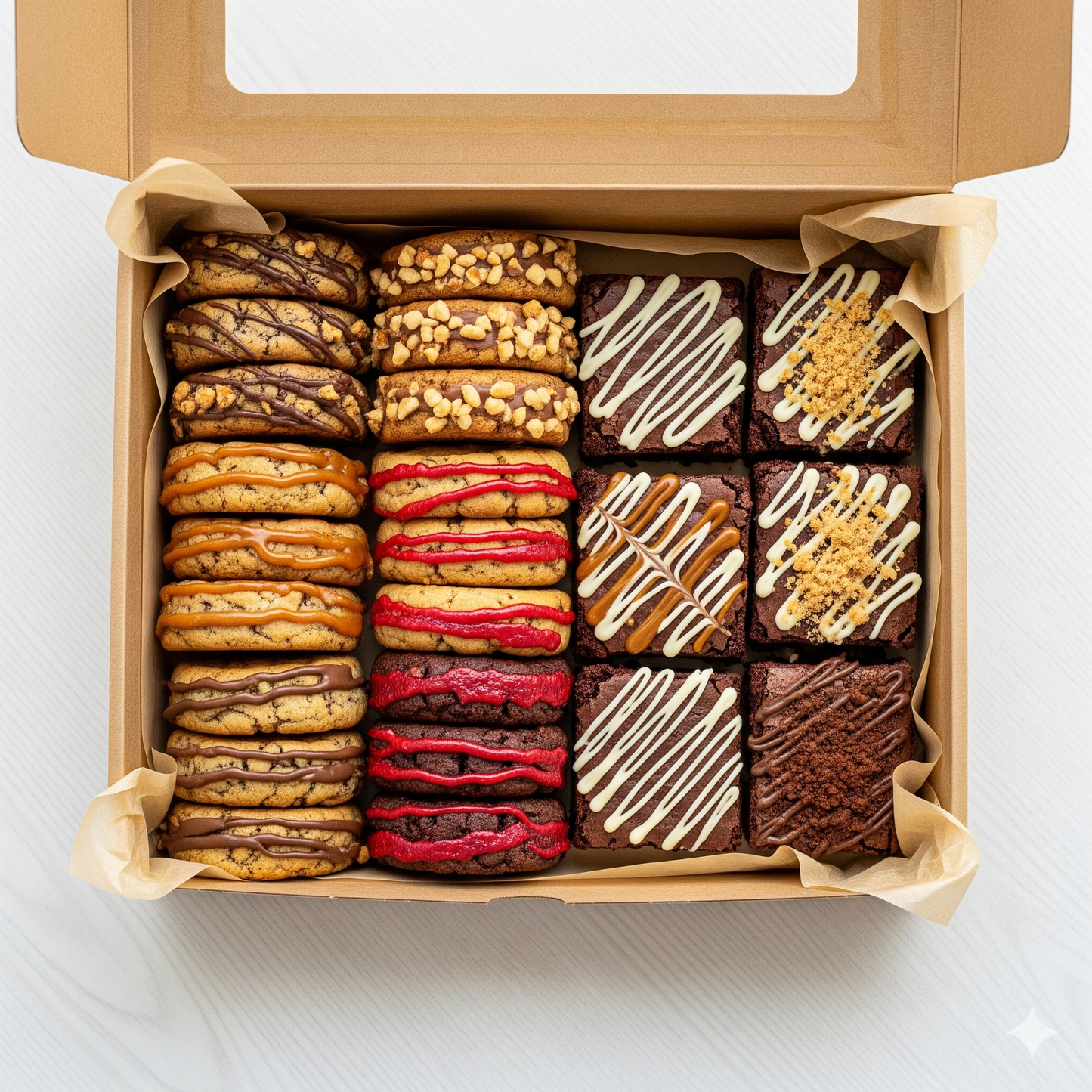 Half & Half — Cookies / Brownies (2+2)