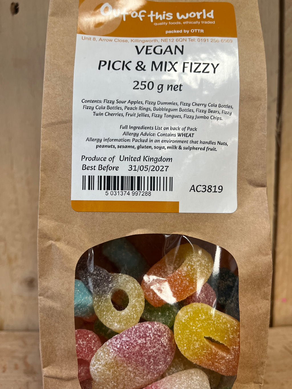Vegan Pick and Mix Fizzy Jelly