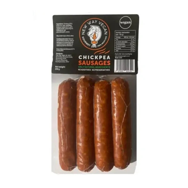 New Way Chickpea Sausages 250g