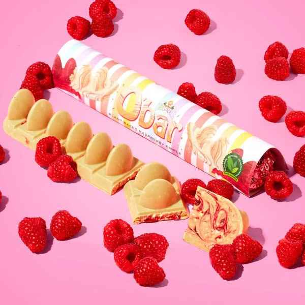 Catherine’s Originals O’Bar Raspberry Ripple White Chocolate 200g