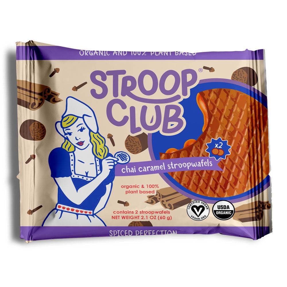 Stroop Club Chai Caramel Plant Based Stroopwafel - 60g