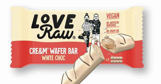 Love Raw White Choc Cream Wafer Bars