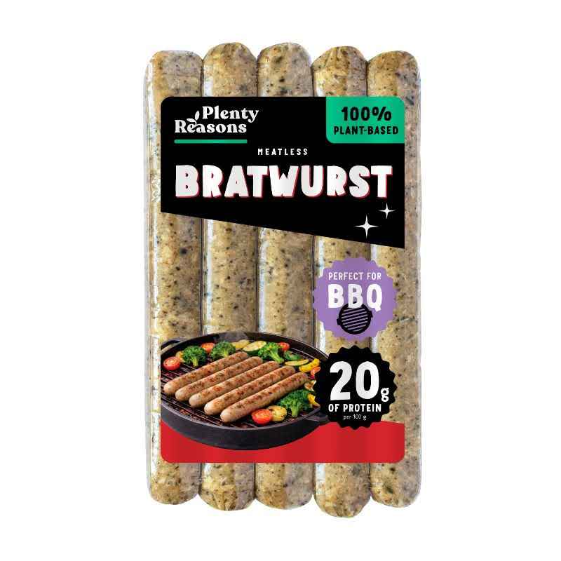 Plenty Reasons Meatless Bratwurst Sausages
