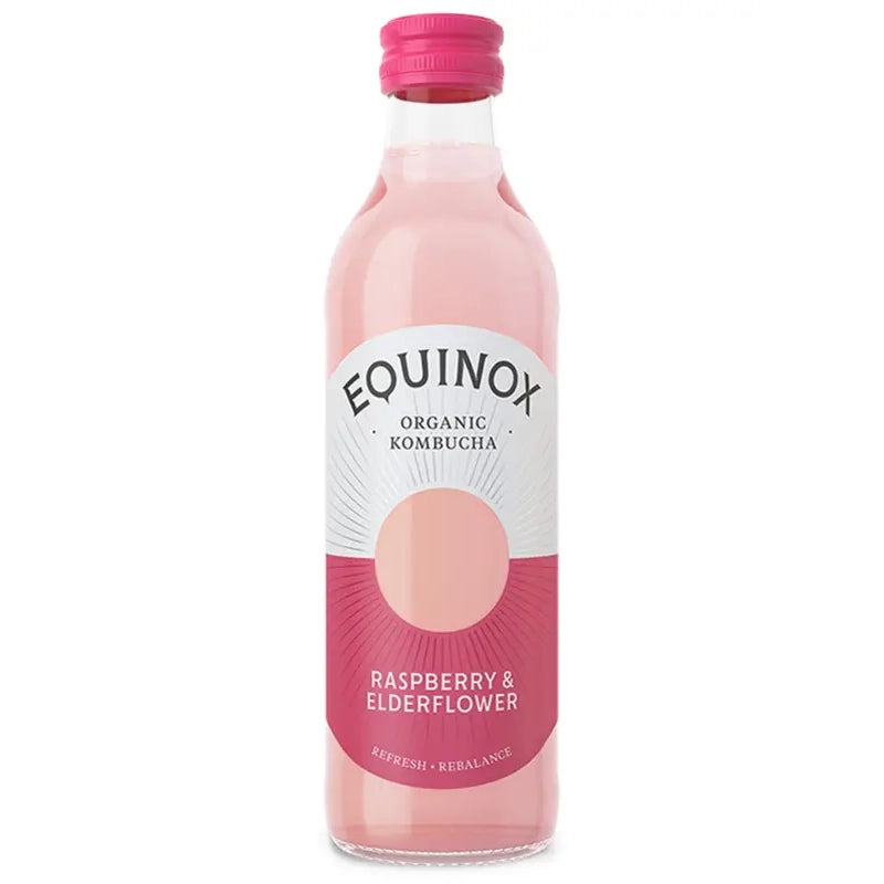 Equinox Raspberry & Elderflower Kombucha 275ml