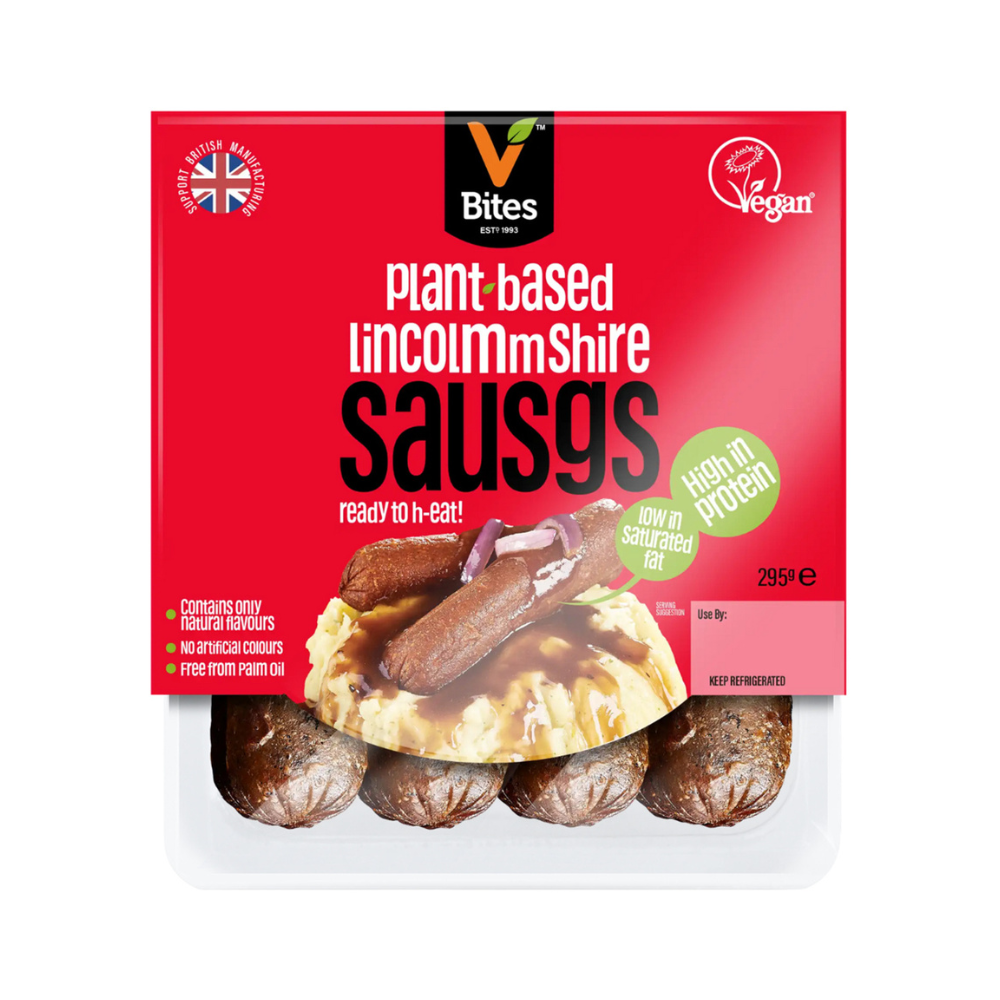 VBites Lincolmmmshire Sausags 295g
