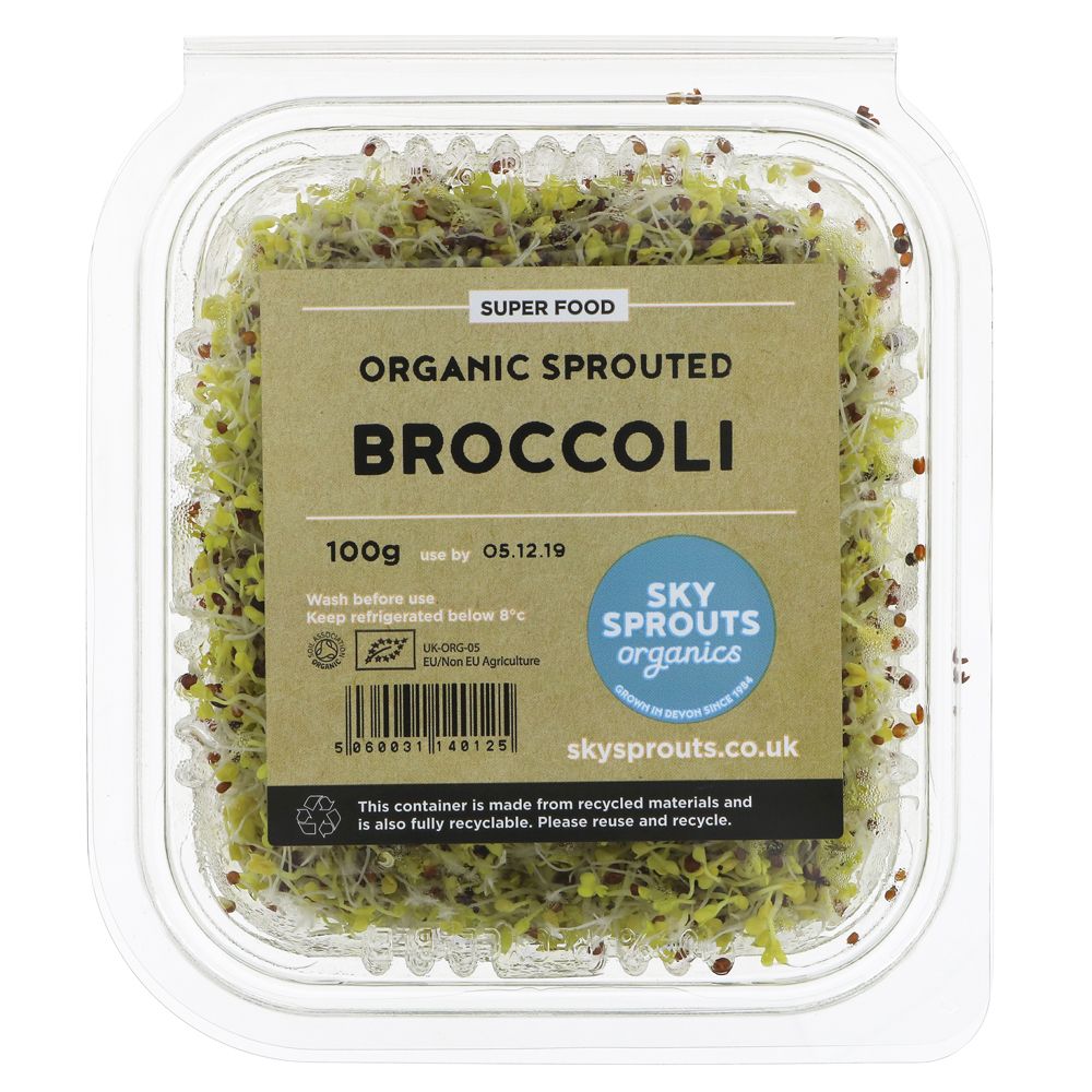 Sky Sprouts Organic Sprouted Broccoli 100g