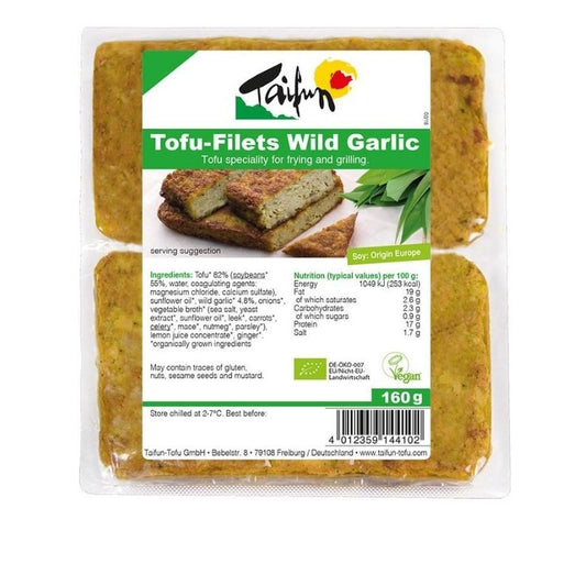Taifun Organic Tofu Fillet with Wild Garlic 160g