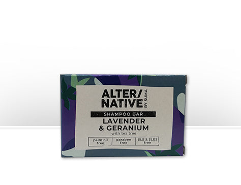 Alternative by Suma Lavender & Geranium Shampoo Bar