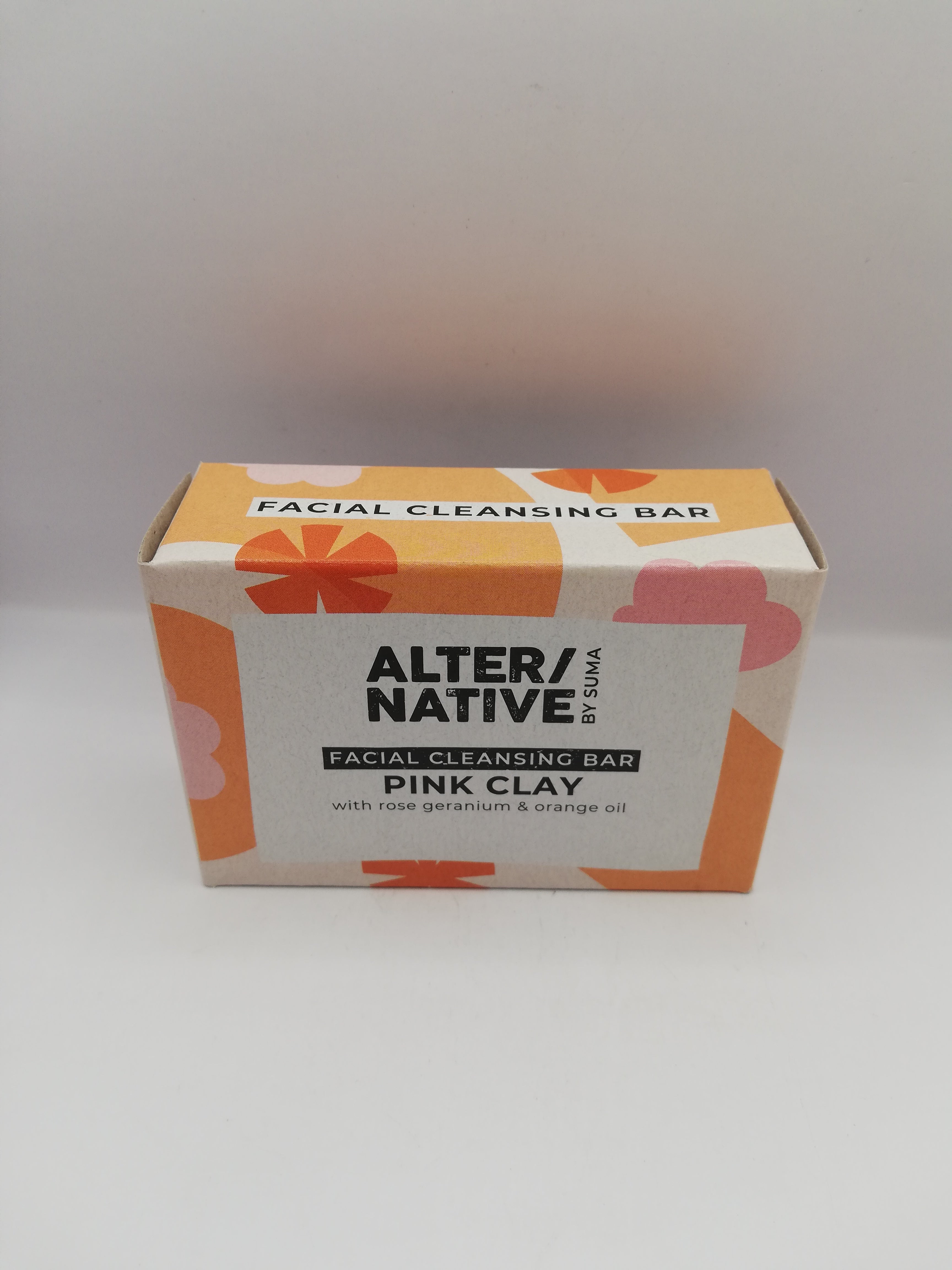 Alternative by Suma Pink Clay Facial Cleansing Bar