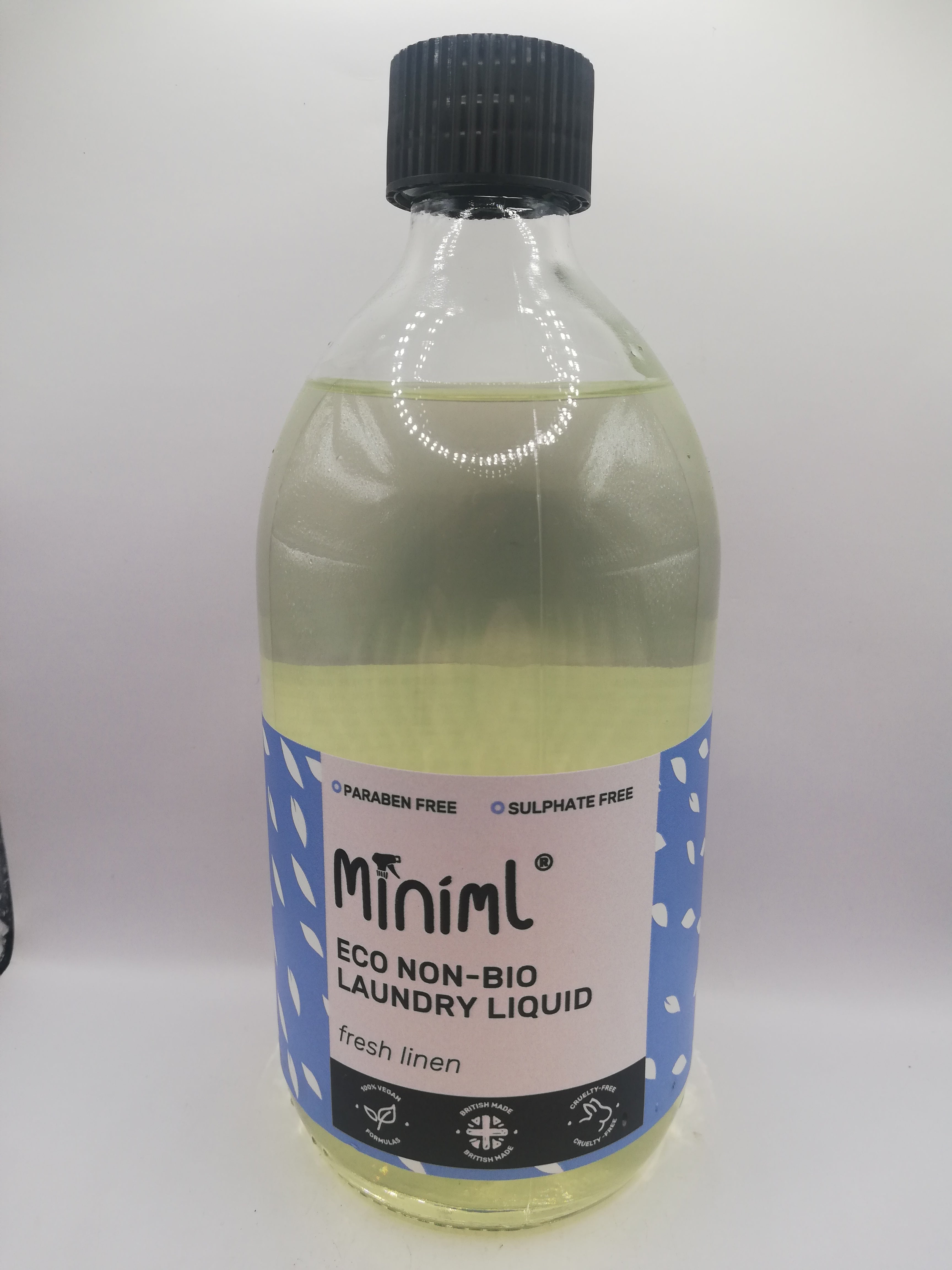 Miniml Eco Non-Bio Laundry Liquid Fresh Linen 500ml
