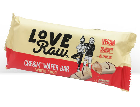 Love Raw White Chocolate Wafer Bar
