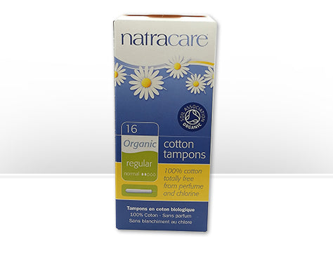 Natracare Organic Cotton Tampons w/Applicator Regular