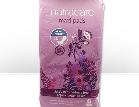 Natracare Maxi Pads Night
