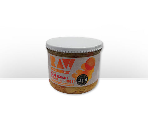 Raw Organic Curry & Ginger Sauerkraut